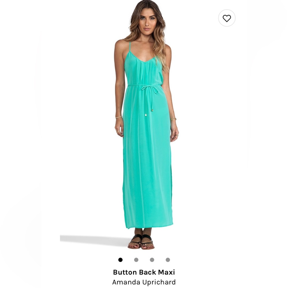 Amanda Uprichard Button Back Maxi (Size: Small, C… - image 1